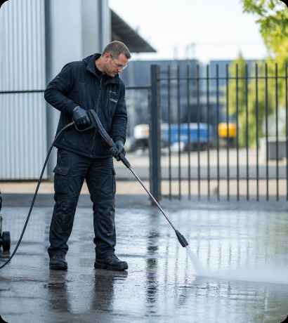 Specialistische reiniging met hogedrukreiniger